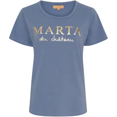 Marta du Château T-shirt MT002 – Denim Blue — produktfoto