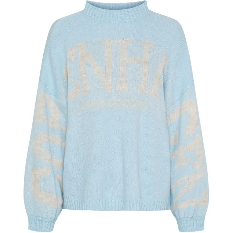 Marta du Château strik MdcAria 8111 – Light Blue/Beige — produktfoto