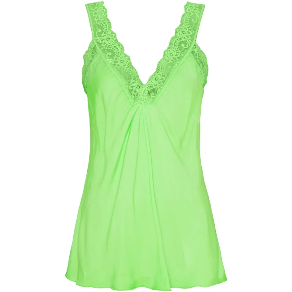 Marta du Château top med blondekant 21336 – Fluo Verde — produktfoto
