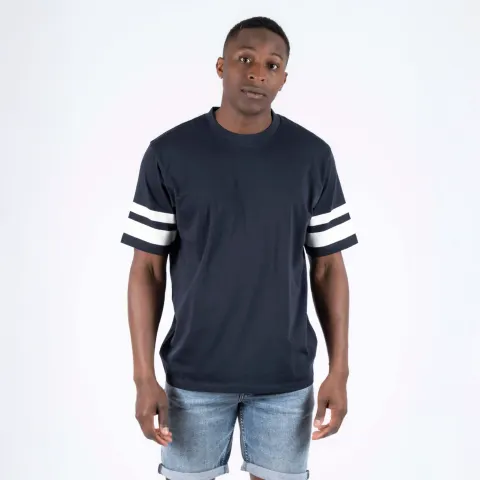 Marcus MAsly ss t-shirt – Dark Sapphire — produktfoto