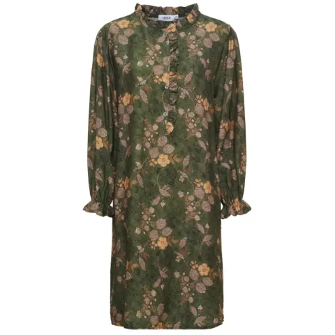 LULULIA Kjole LUCambria 8857PrintLU – Military — produktfoto