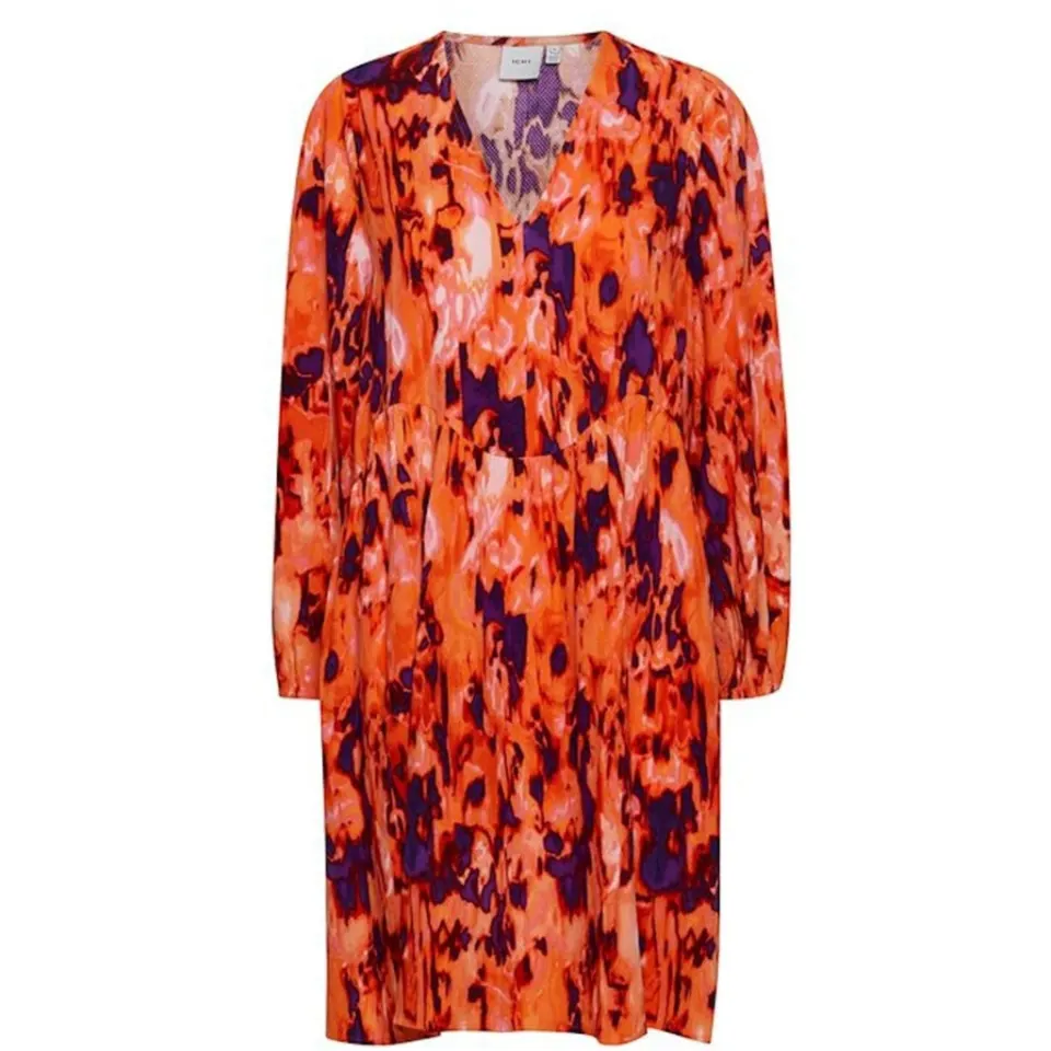 ICHI kjole Ihkalova – Koi Multi Print — produktfoto