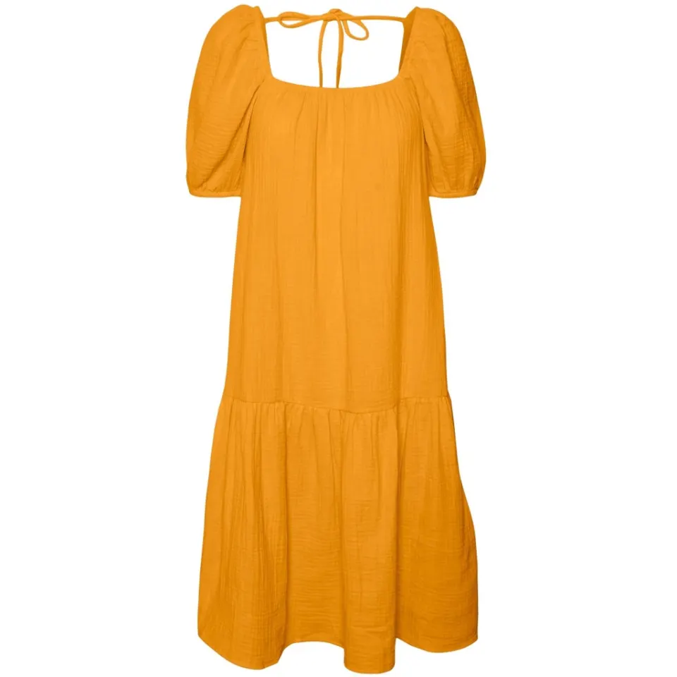 Vero Moda kjole Vmnatali – Radiant Yellow — produktfoto