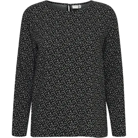 ICHI bluse Ihvera – sort — produktfoto