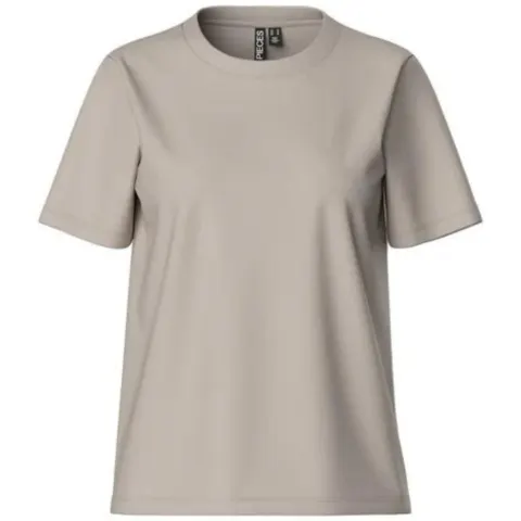 Pieces t-shirt Pcria – Silver Gray — produktfoto