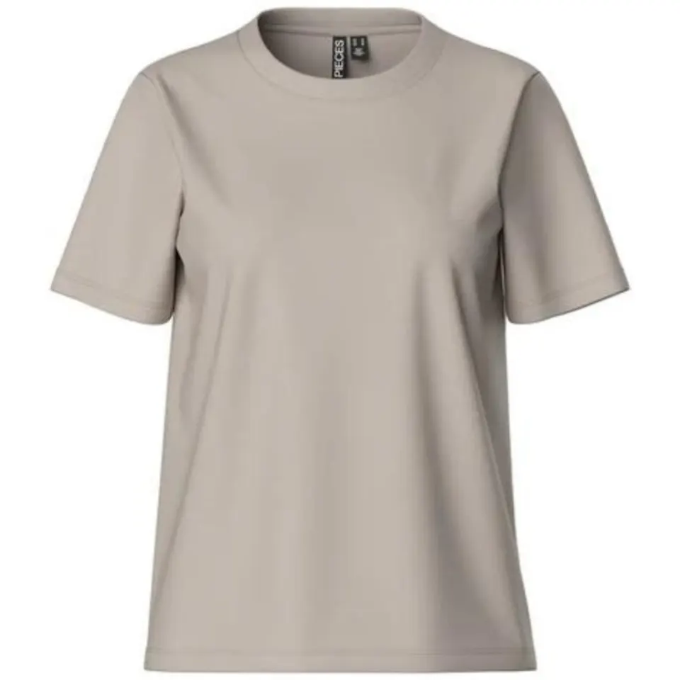 Pieces t-shirt Pcria – Silver Gray — produktfoto