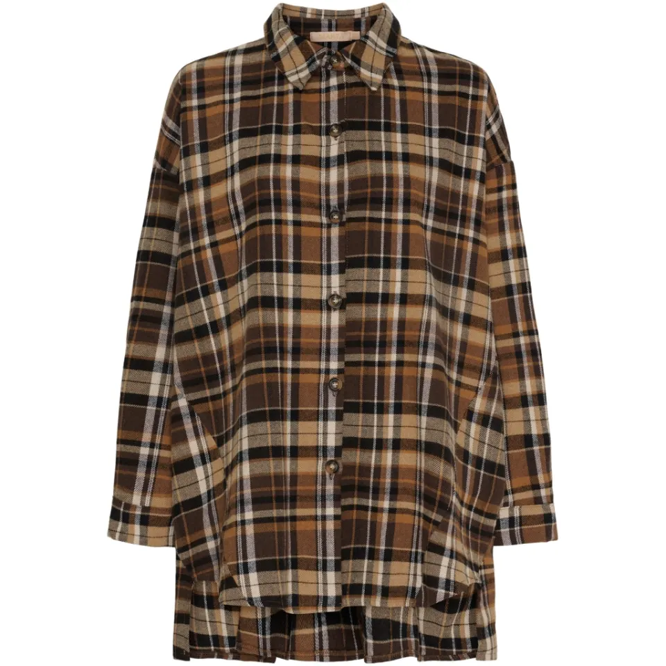 Marta du Château skjorte MdcLaureline 248459 – Camel J-Tex — produktfoto