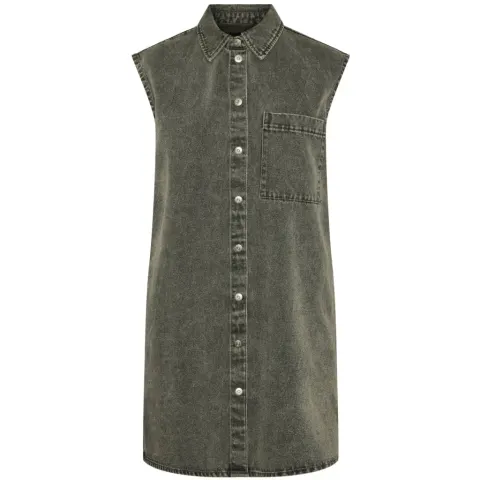Pieces kjole Pcabbi – Light Grey Melange — produktfoto
