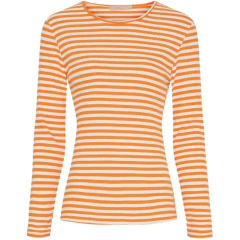 Marta du Château langærmet T-Shirt MdcJosiane 49066 – Arancio/Greggio — produktfoto
