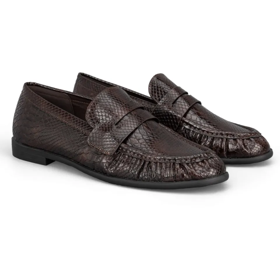 Koto loafers Y-115 – brun — produktfoto