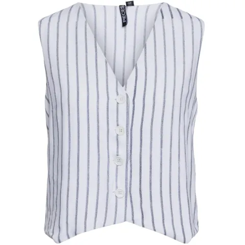 Pieces vest Pcpia – Bright White Navy blazer — produktfoto