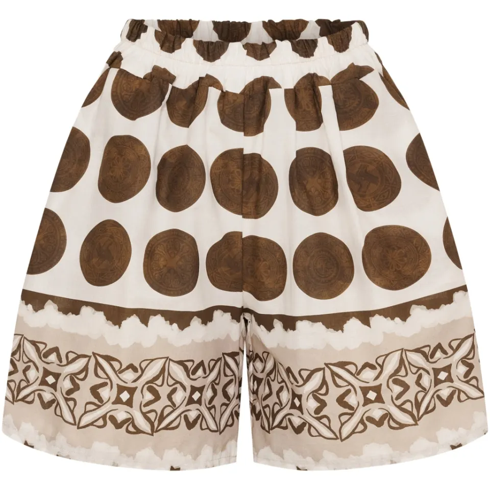 Marta du Château shorts MdcSiena 256197 – Beige/MoroAMioe431 — produktfoto