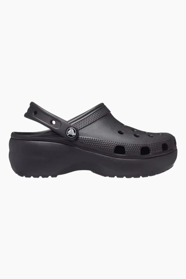 Crocs Classic Platform Clog – sort — produktfoto