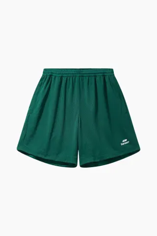 bareen Mesh Shorts – Deep Green — produktfoto