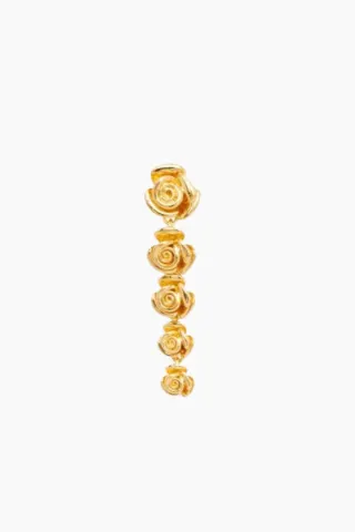 Pico Rose Quintet Studs – Goldplated — produktfoto