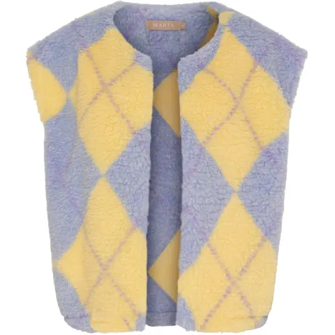Marta du Château vest MdcPam 26801 – Blue/Yellow — produktfoto