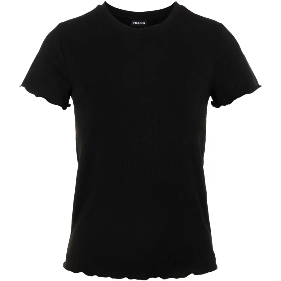 Pieces T-shirt Pcnicca – sort — produktfoto