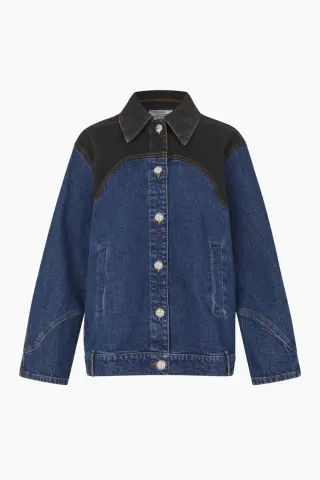 Baum und Pferdgarten Bayson Jacket – Blue Black Mix — produktfoto