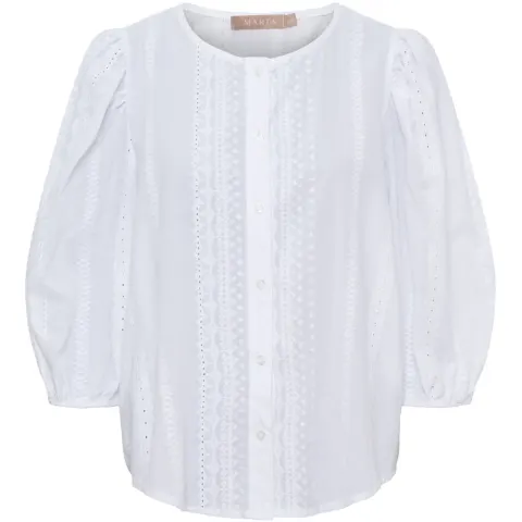 Marta du Château bluse MdcValessia 58136M – hvid — produktfoto