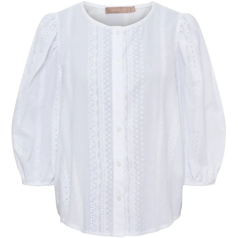 Marta du Château bluse MdcValessia 58136M – hvid — produktfoto