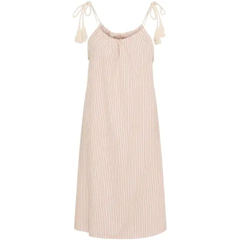 Marta du Château kjole MdcKamala 259161 – Beige/Peperosa — produktfoto