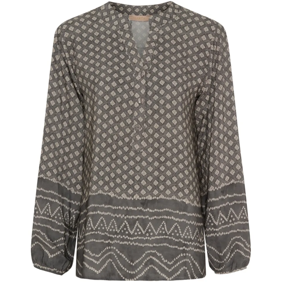 Marta du Château bluse MdcChristelle 6453 – Grigio1896tps — produktfoto