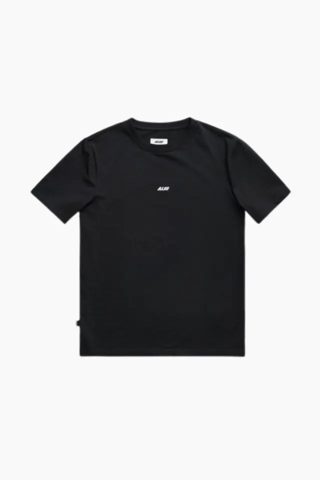 ALIS Jeron Essential T-shirt w/Logo – Solid Black — produktfoto