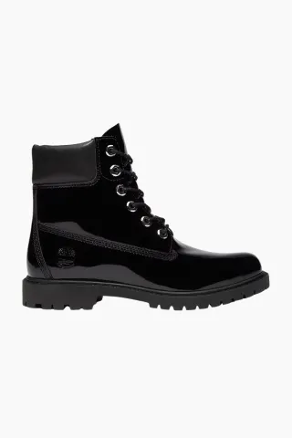 Timberland Premium 6 In Lace Waterproof Boot – Black Patent Leather — produktfoto