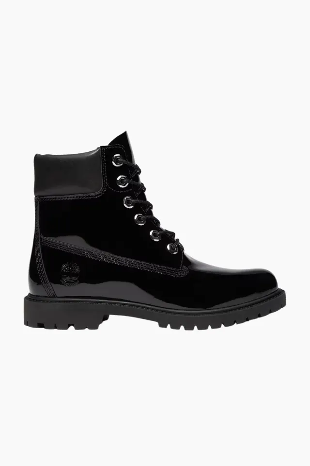 Timberland Premium 6 In Lace Waterproof Boot – Black Patent Leather — produktfoto