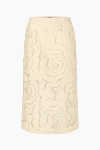 Oval Square Cuba Skirt – Butter — produktfoto