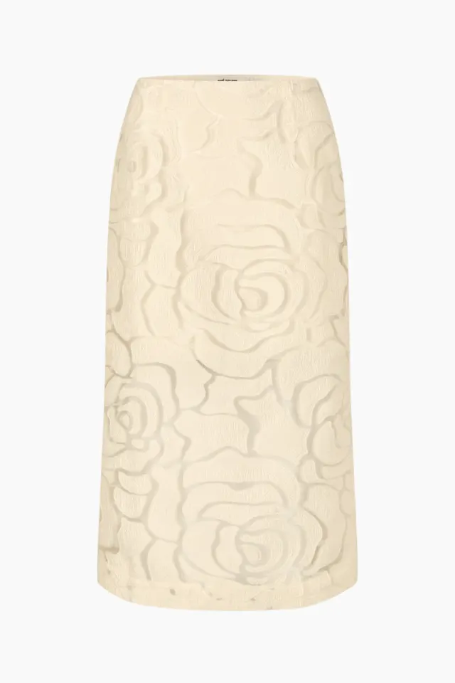 Oval Square Cuba Skirt – Butter — produktfoto