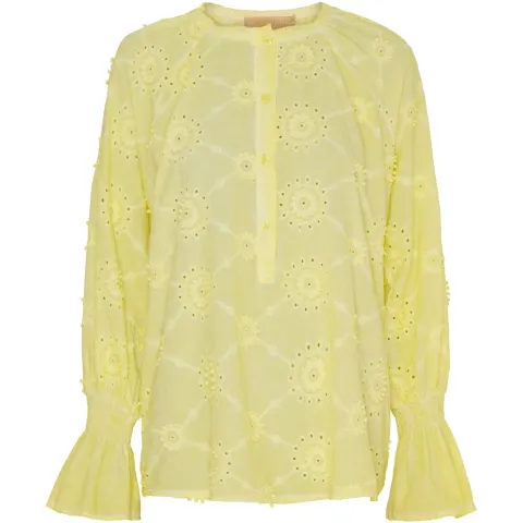 Marta du Château bluse MdcBianca – Giallo Cold Wash — produktfoto
