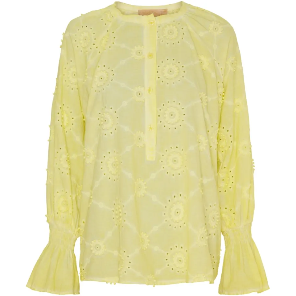 Marta du Château bluse MdcBianca – Giallo Cold Wash — produktfoto
