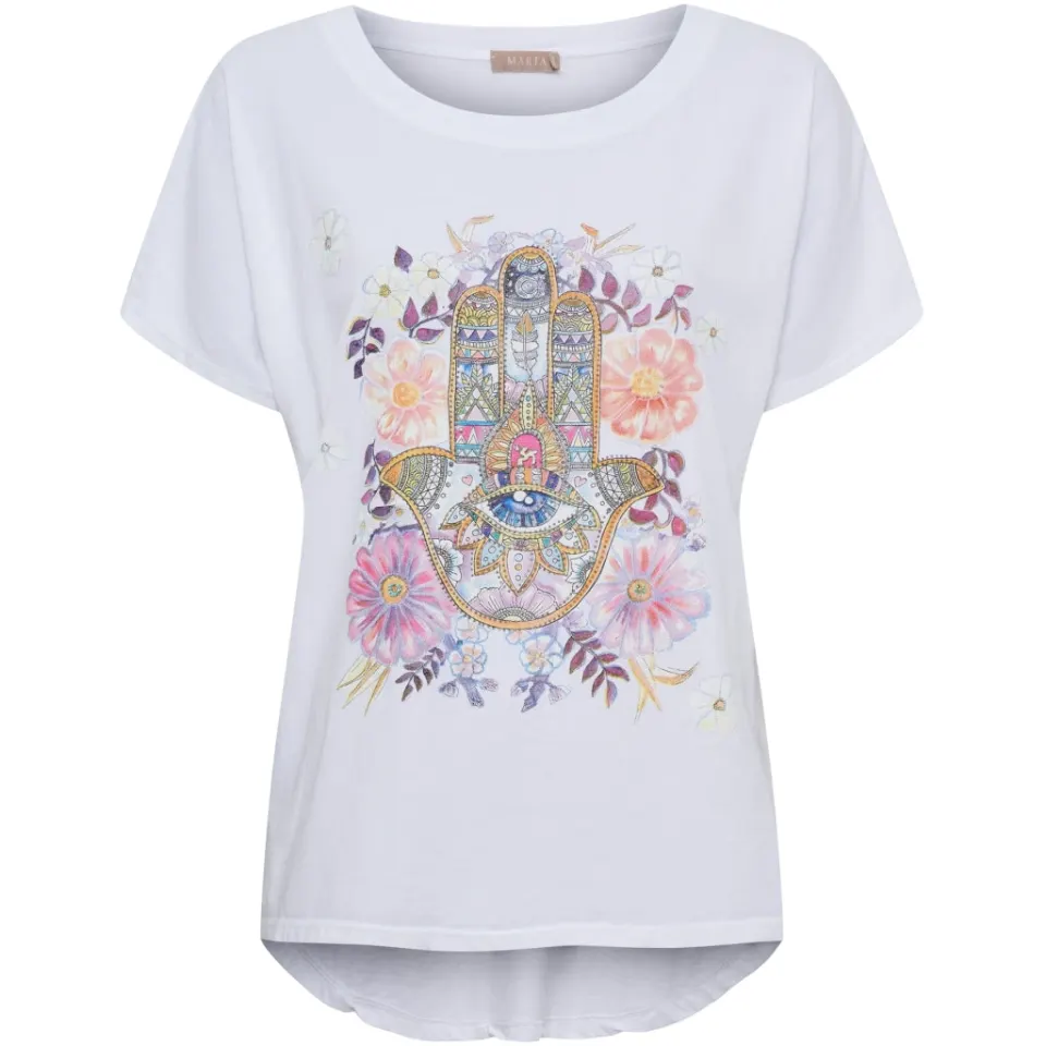 Marta du Château T-Shirt MdcJessia 26126 – hvid — produktfoto