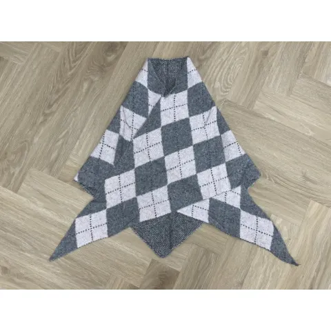 Marta du Château tørklæde MdcGretzel BA-3446 – Grey/Pink — produktfoto