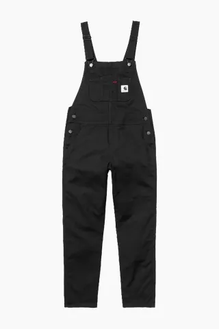 Carhartt W' Bib Overall Hudson Stretch - Black – Carhartt WIP — produktfoto