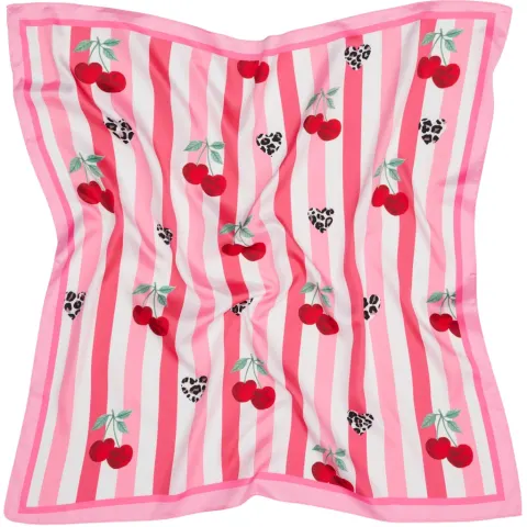 Marta du Château tørklæde MdcJuline FA-Scarf – Red/Pink11135-6 — produktfoto