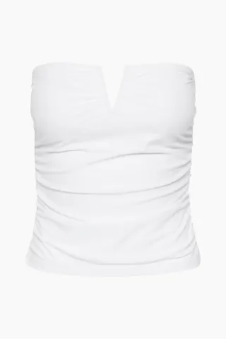 Gestuz GZmao Tube Top – Bright White — produktfoto