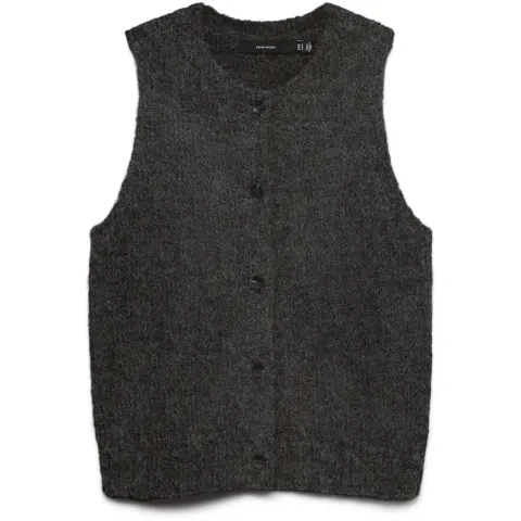 Vero Moda vest Vmnovah – Chocolate Torte Melange — produktfoto