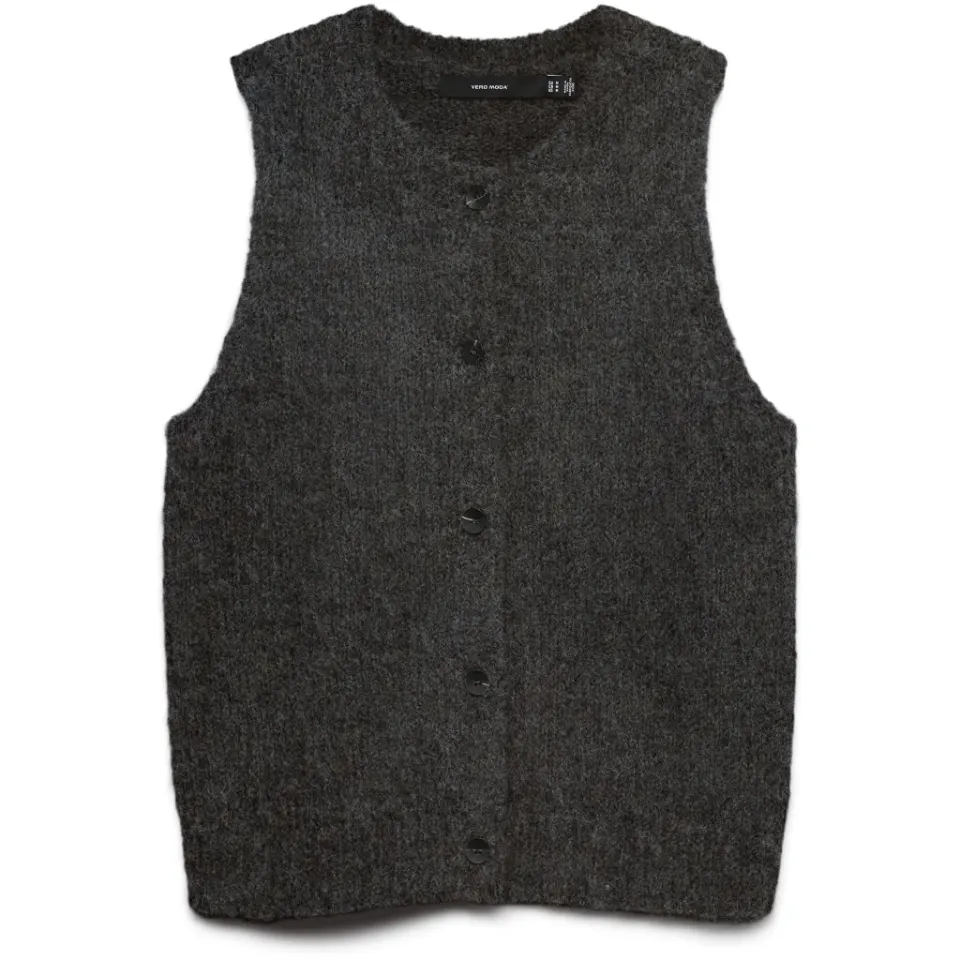 Vero Moda vest Vmnovah – Chocolate Torte Melange — produktfoto
