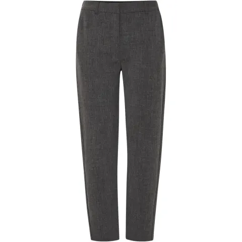 b.young bukser Bydanta i 88 % polyester, 8 % viskose og 4 % elastan – Black Melange — produktfoto