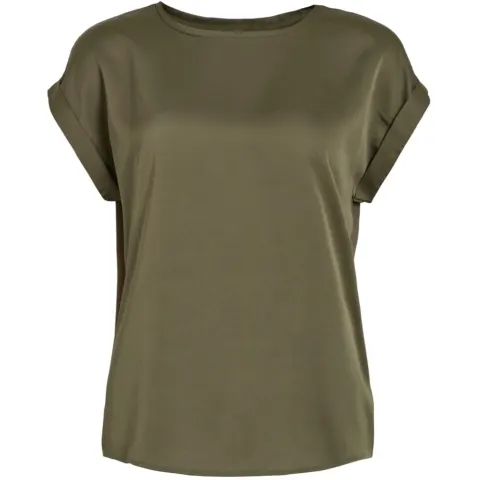 VILA top Viellette – Dusty Olive — produktfoto