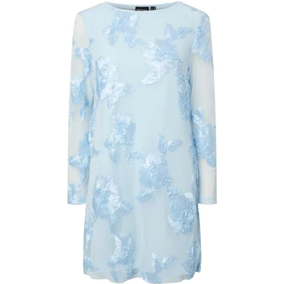 Pieces kjole Pceva – Cashmere Blue — produktfoto