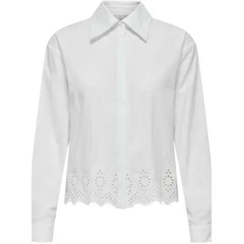 ONLY skjorte Onllou – Bright White — produktfoto