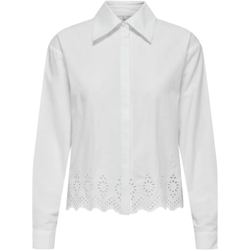 ONLY skjorte Onllou – Bright White — produktfoto