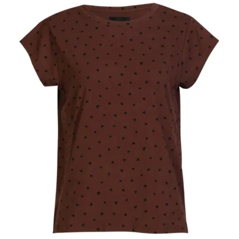 Liberté t-shirt 9581 Alma – BROWN BLACK HEART — produktfoto