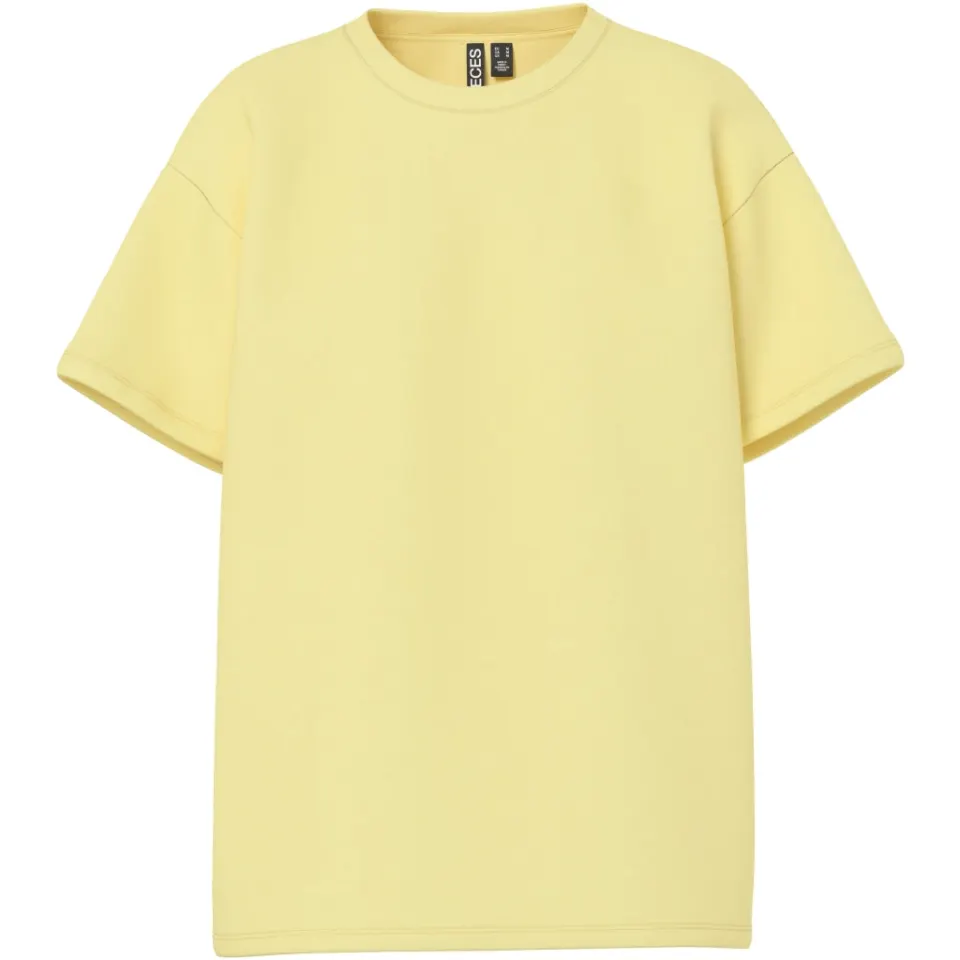 Pieces t-shirt Pcskylar – pale banana — produktfoto