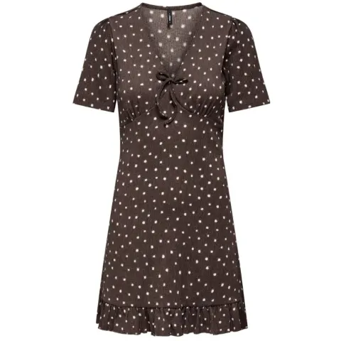 ONLY kjole Onlmolly – Shopping bag cloud dancer dots — produktfoto
