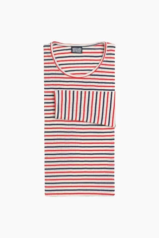 Nørgaard på Strøget 101 Tricolore – Ecru/Red/Marine — produktfoto