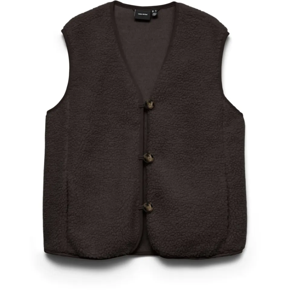Vero Moda vest Vmcleosofia – Chocolate Torte — produktfoto